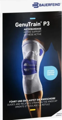 Genutrain Kniebandage P3 Rechts Gr.6 Schwarz