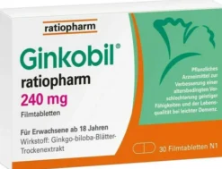 Ginkobil ratiopharm 240 mg 30 Filmtabletten