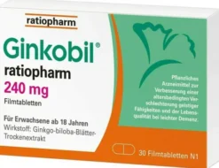 Ginkobil ratiopharm 240 mg 30 Filmtabletten