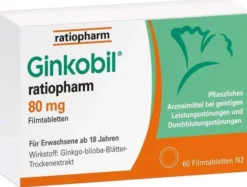 Ginkobil ratiopharm 80 mg 60 Filmtabletten