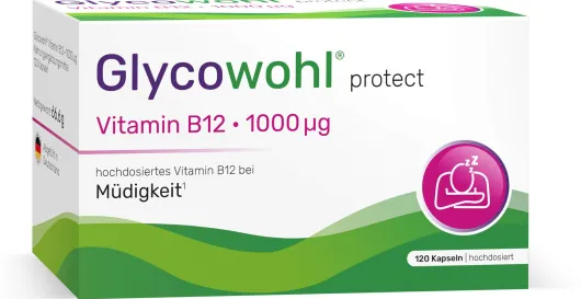 Glycowohl Vitamin B12 1000 µg hochdosiert vegan 120 Kapseln