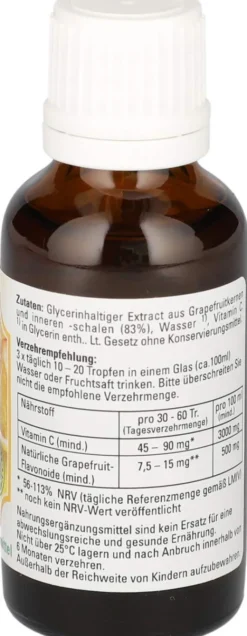 Grapefruit Kern Extrakt Pur 30 ml Extrakt