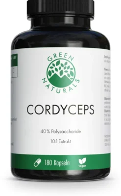 Green Naturals Cordyceps Sinensis 180 Kapseln