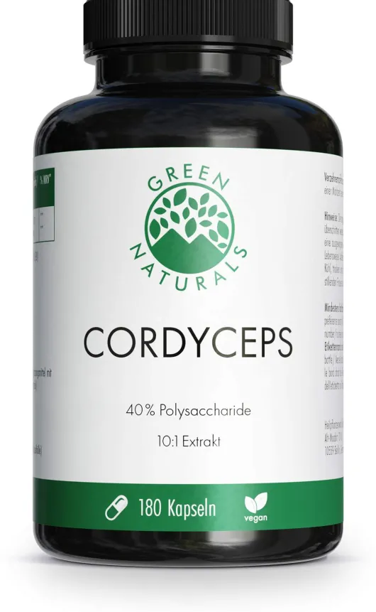 Green Naturals Cordyceps Sinensis 180 Kapseln