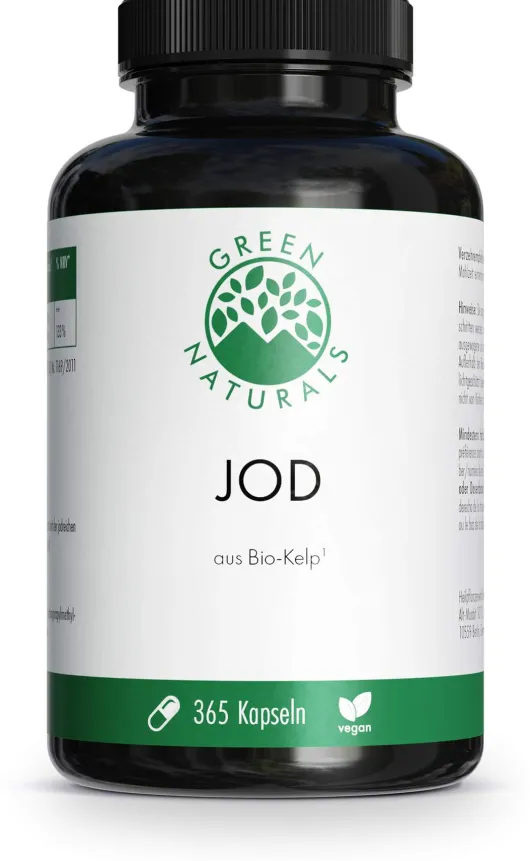 Green Naturals Jod Aus Bio-Kelp 200 µg 365 Kapseln