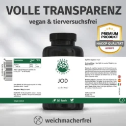 Green Naturals Jod Aus Bio-Kelp 200 µg 365 Kapseln