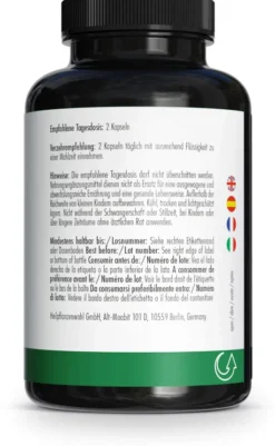 Green Naturals L-Lysin 1200mg hochdosiert vegan 120 Kapseln