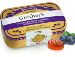 Grether s Pastilles Blueberry Zuckerfrei Dose 110 G