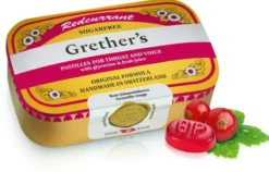 Grether s Pastilles Redcurrant + Vitamin C Zuckerfrei Dose 110 G