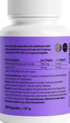 Griffonia 5-Htp 50 mg 120 Kapseln