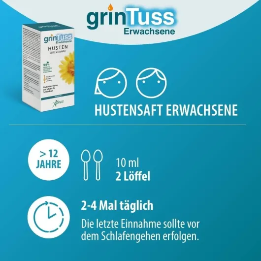 Grintuss Erwachsenen Hustensaft 180 G