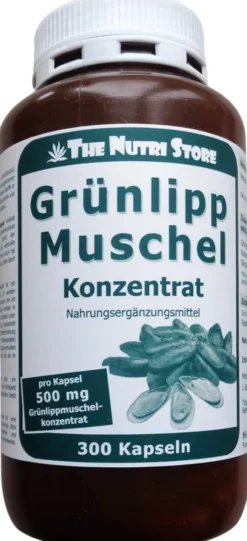 Grünlippmuschel 500 mg Konzentrat 300 Kapseln