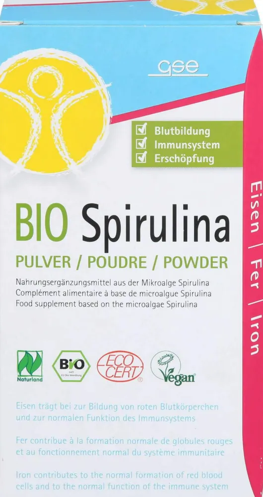 Gse Spirulina Bio Naturland Pulver 200 G