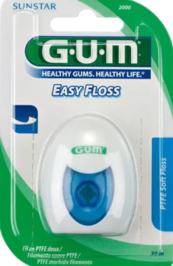 Gum Eez Thru Floss Teflon Zahnseide 50 M 1 Stück