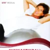 Gymnastikball Rehaforum 65 cm Silber Metallic 1 Stück