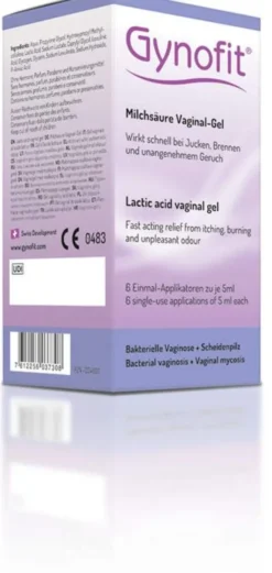 Gynofit Vaginalgel Mit Milchsäure 6 X 5 ml Gel