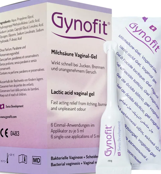 Gynofit Vaginalgel Mit Milchsäure 6 X 5 ml Gel