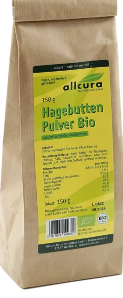 Hagebutten Pulver Bio 150 G