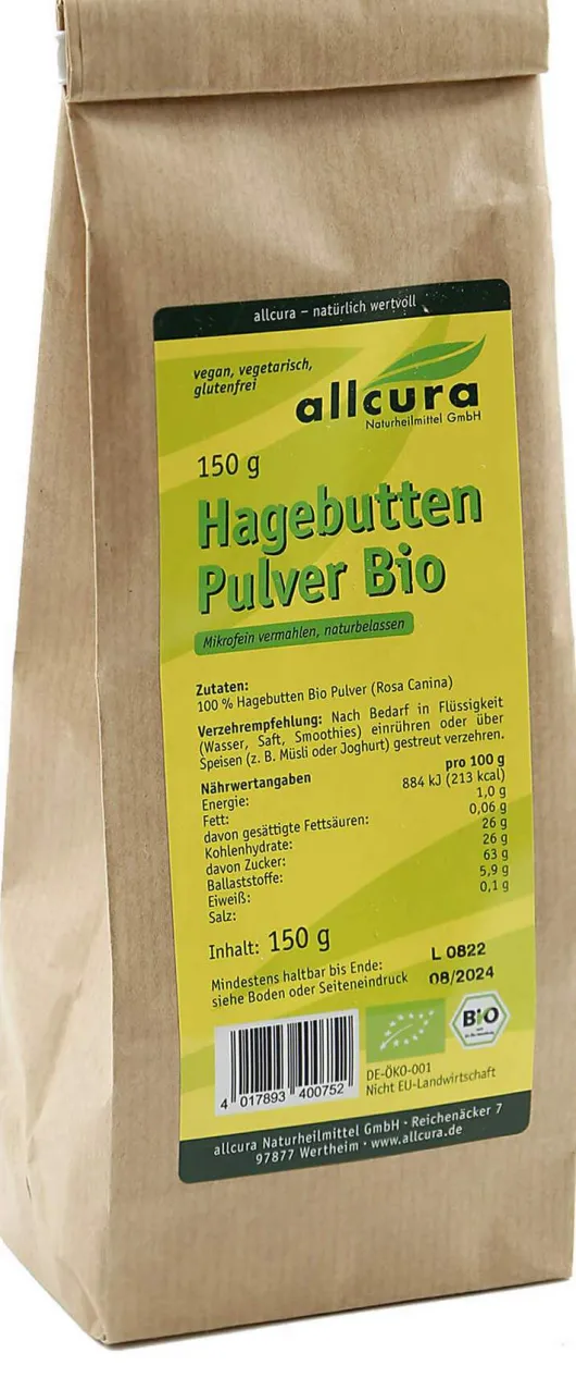 Hagebutten Pulver Bio 150 G