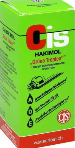 Hakimol Grüne Wasserlsg Vet 100 ml