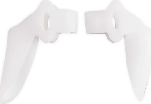 Halluxschutz Gel-Double-Ring mit Ballenschutz, weiß 2er Set