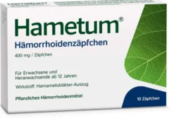 Hametum Hämorrhoidenzäpfchen 10 Stück