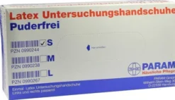 Handschuhe Einmal Latex Puderfrei S 100 Stück