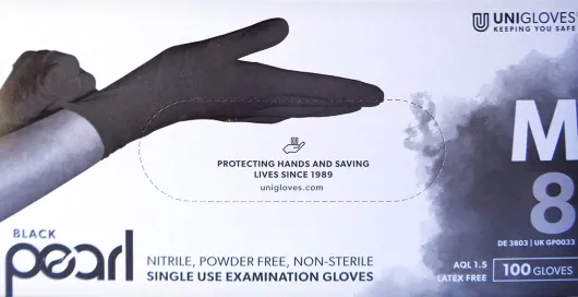 Handschuhe Einmal Nitril M Schwarz