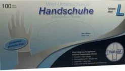 Handschuhe Einmal Vinyl L Puderfrei 100 Stück