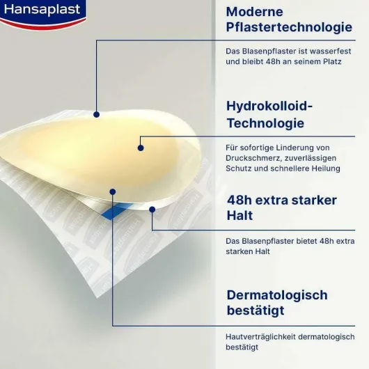 Hansaplast 6 Blasenpflaster Klein