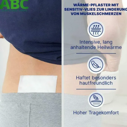 Hansaplast Med ABC Wärme-Pflaster sensitiv 4 Stück