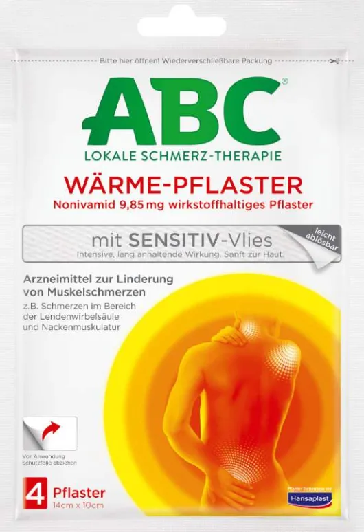Hansaplast Med ABC Wärme-Pflaster sensitiv 4 Stück