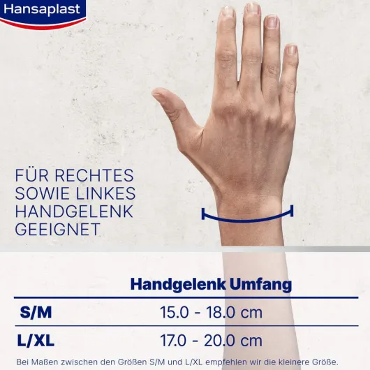 Hansaplast Sport Handgelenk-Bandage Gr.S - M 1 Stück