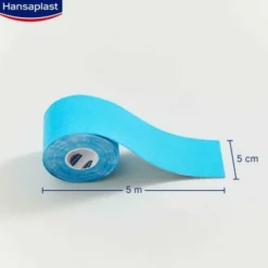 Hansaplast Sport Kinesiologie Tape 5 cm x 5 m blau