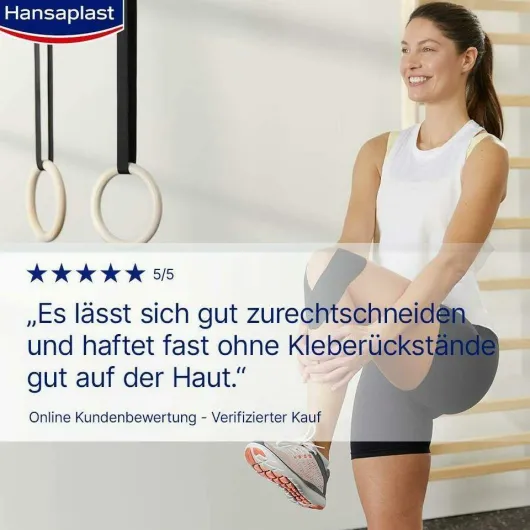 Hansaplast Sport Kinesiologie Tape 5 cm x 5 m schwarz