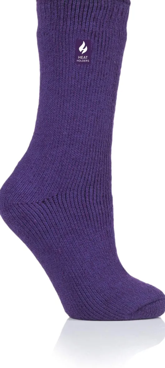 HeatHolders lila Thermosocken Größe 37 - 42 1 Paar