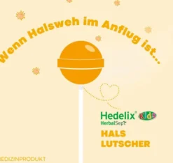 Hedelix HerbalSept Hals Lutscher Kids 6 Stück