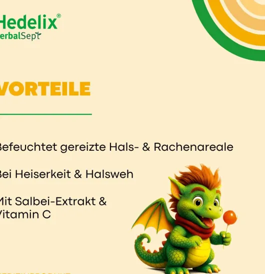Hedelix HerbalSept Hals Lutscher Kids 6 Stück