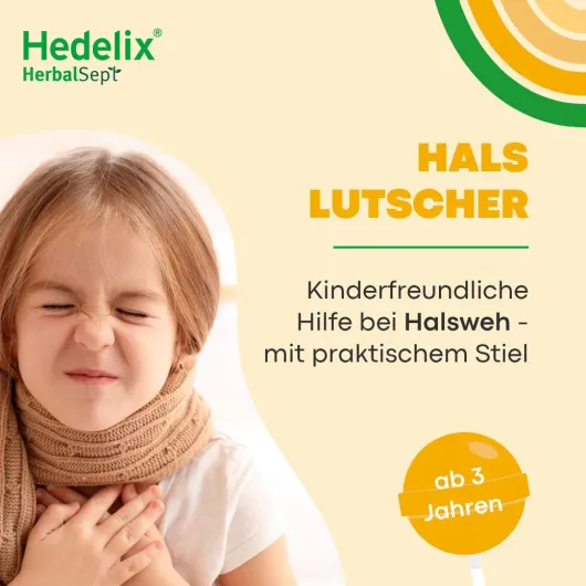 Hedelix HerbalSept Hals Lutscher Kids 6 Stück
