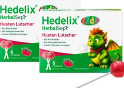 Hedelix HerbalSept Husten Lutscher Kids 2 x 6 Stück