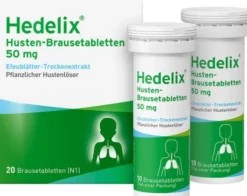 Hedelix Husten 20 Brausetabletten