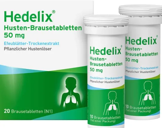 Hedelix Husten 20 Brausetabletten