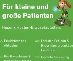 Hedelix Husten 20 Brausetabletten