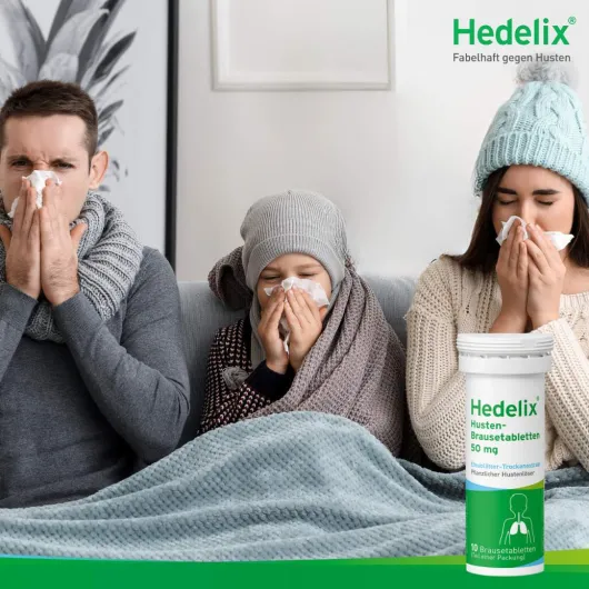 Hedelix Husten 20 Brausetabletten