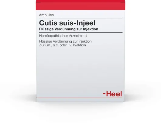 Heel Cutis Suis Injeele 10 Ampullen Je 1,1 ml
