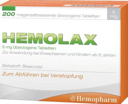 Hemolax 5 mg 200 Magensaftresistente Tabletten