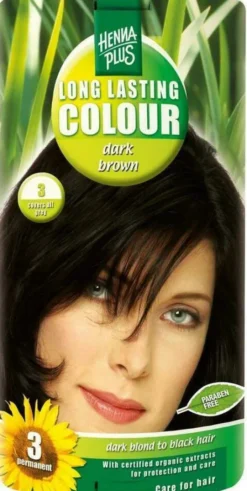 Hennaplus Long Lasting Colour Dark Brown 3 100 ml