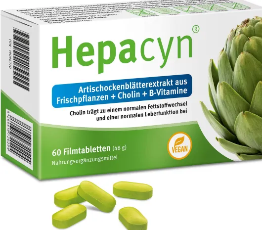 Hepacyn Artischocke 60 Filmtabletten