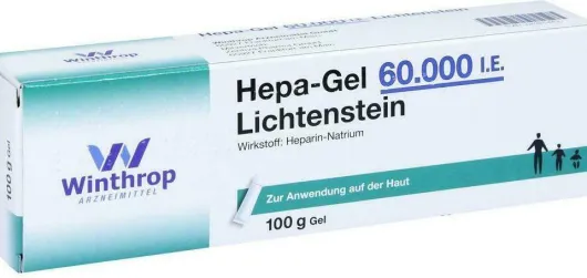 Hepa Gel 60.000 I.E. Lichtenstein 100 G Gel