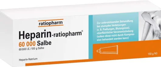 Heparin Ratiopharm 60.000 Salbe 150 g